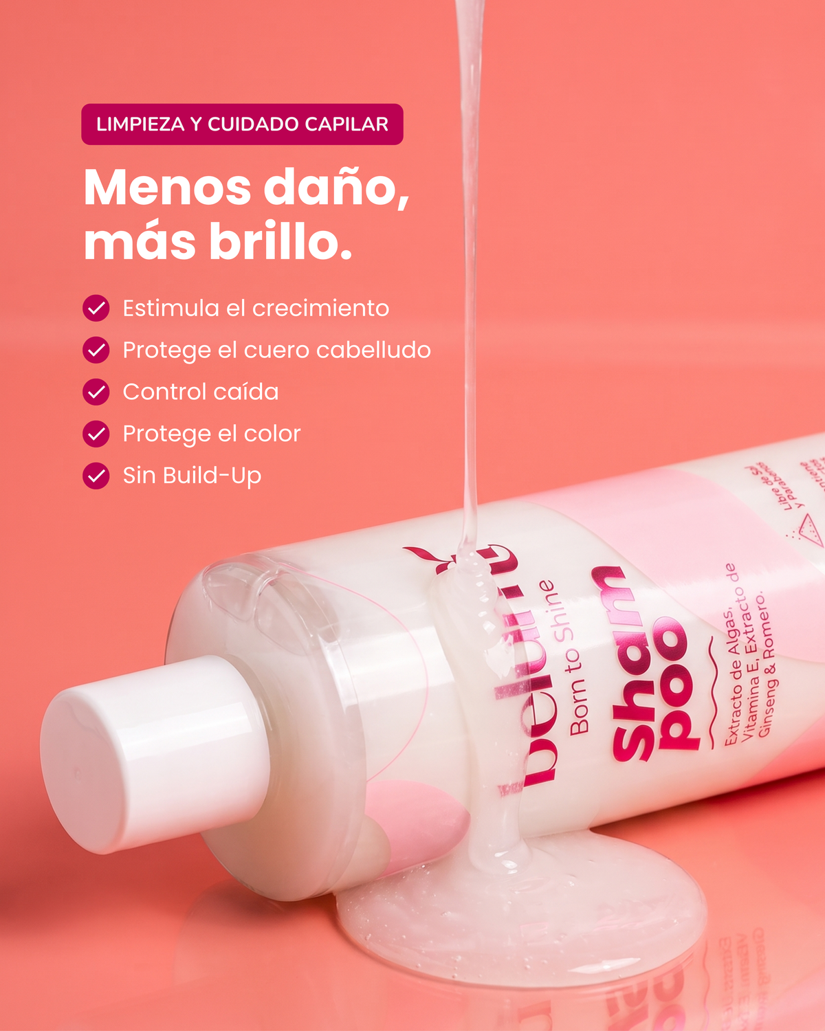 Shampoo de algas - Born to Shine